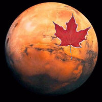 The maple leaf on Mars