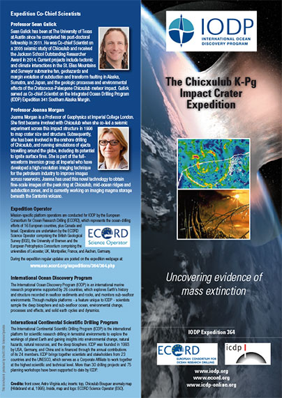 Expedition 364 flyer